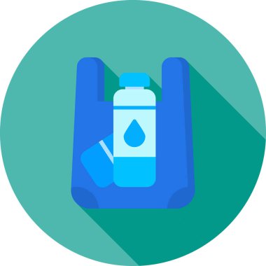 su şişesi simgesi basit tasarım