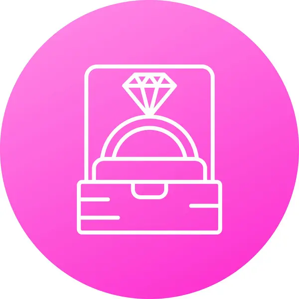 Elmas simgesi vektör illüstrasyonu