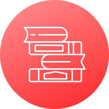 Kitap simgesinin vektör illüstrasyonu