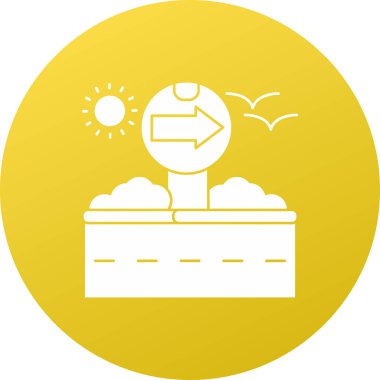 Güneş simgesi, vektör çizim web