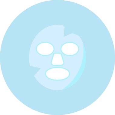 Maskeli bir maskenin vektör çizimi