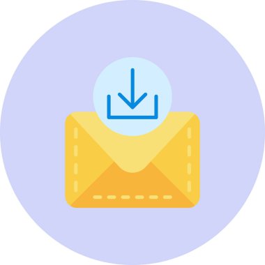 e-posta simgesi düz biçimli