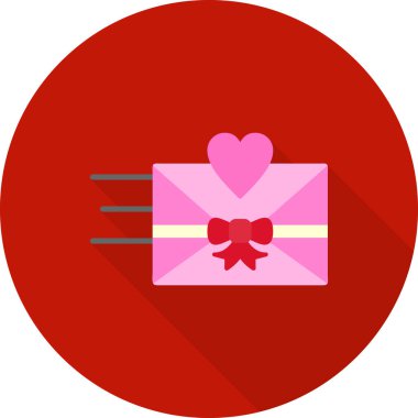 Hediye. Web simgesi basit illüstrasyon