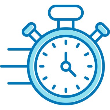 Saat. Web simgesi basit illüstrasyon