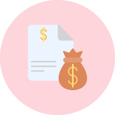 money vector icon modern simple illustration