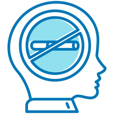 Sigara simgesi yok, basit illüstrasyon