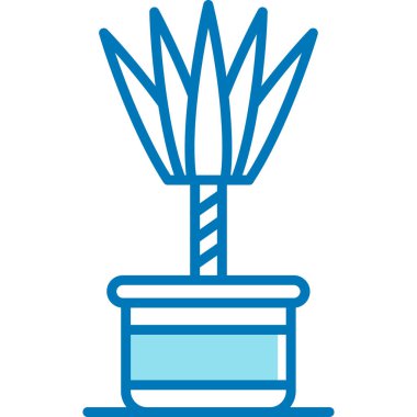 Bitki. Web simgesi basit illüstrasyon