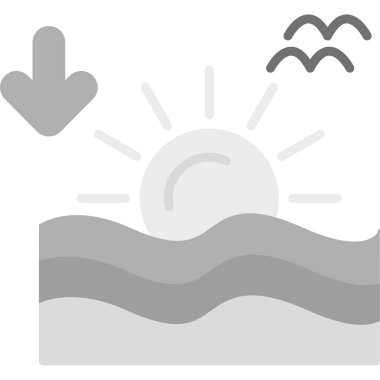 Güneş Simgesi Vektör illüstrasyonu