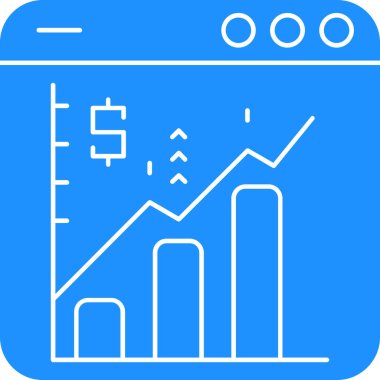 İş simgesinin vektör illüstrasyonu