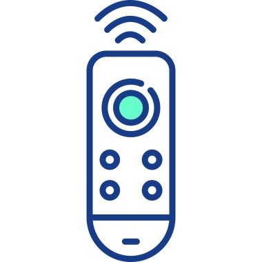 Uzaktan kumanda simge vektör çizim