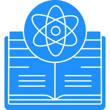 Bilim ve teknoloji çizgi vektör simgesi.