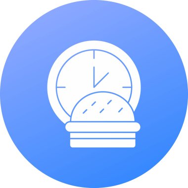 Zaman saati simge vektör çizim