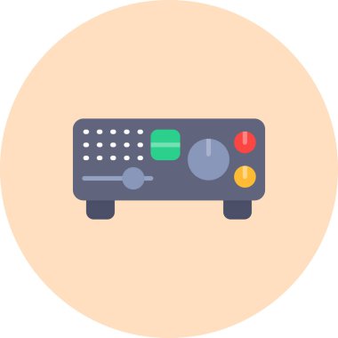 Elektrikli araba. Basit resimleme