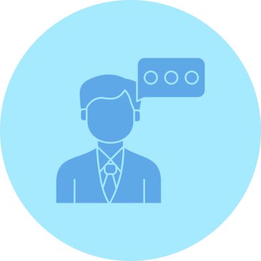 İş ve finans simgesinin vektör illüstrasyonu