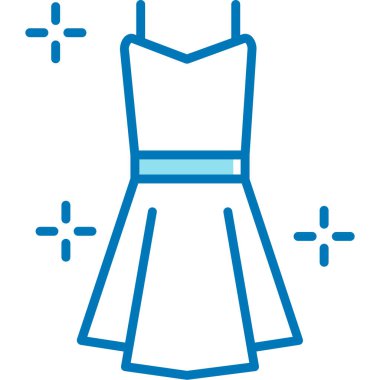 Elbise. Web simgesi basit illüstrasyon