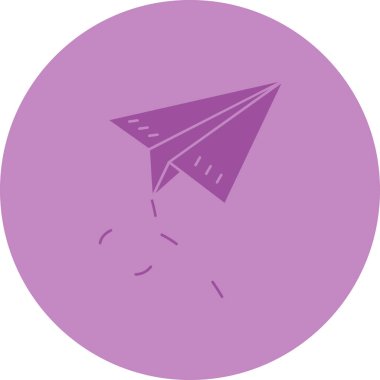 düzlem simgesinin vektör illüstrasyonu