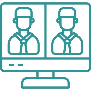 Seo simgesinin vektör illüstrasyonu