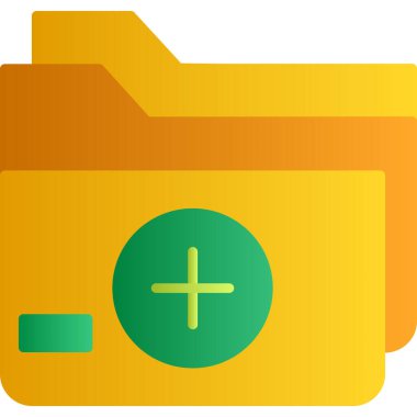 dosya dizini simgesi, vektör illüstrasyonu