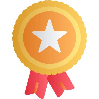 ödül madalya kutsal kişilerin resmi, vektör çizim