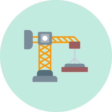 Vinç vektör simgesi. resimleme