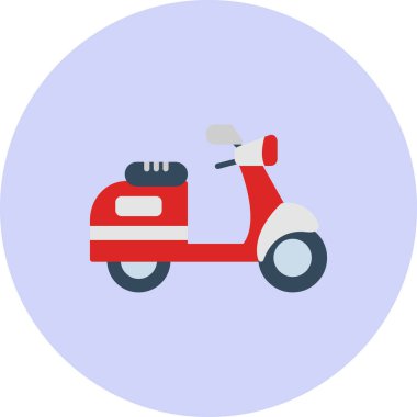 Moda tarzı izole edilmiş arka planda motosiklet simgesi