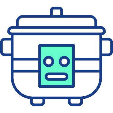 Yemek. Web simgesi basit illüstrasyon