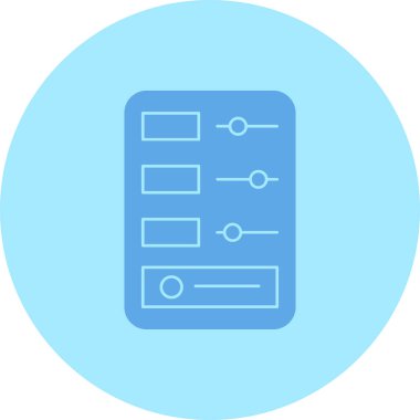 Dosya. Web simgesi basit illüstrasyon