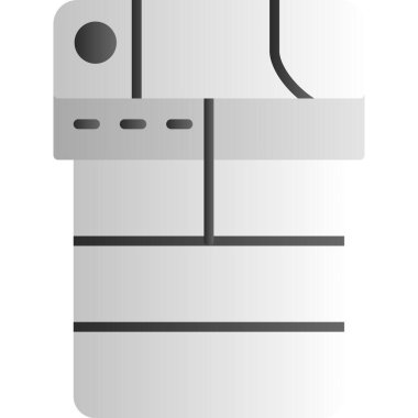 Gaz sobasının vektör illüstrasyonu