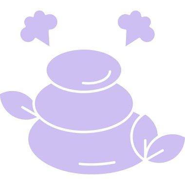 Bir bitki simgesinin vektör illüstrasyonu