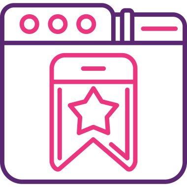 Takvim simgesi, vektör çizimi