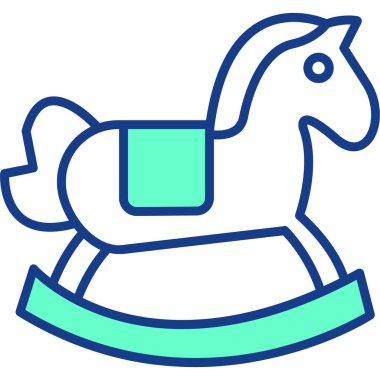 At. Web simgesi basit illüstrasyon