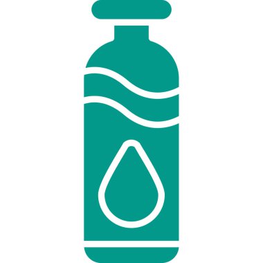 Sıvı sıvı vektör renk çizimi şişesi