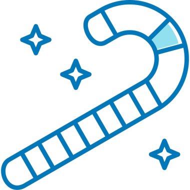 Bir çizgi film mavi ve beyaz arkaplanının vektör çizimi