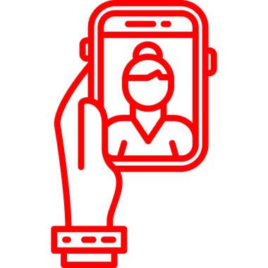 vektör mobil çağrı simgesi