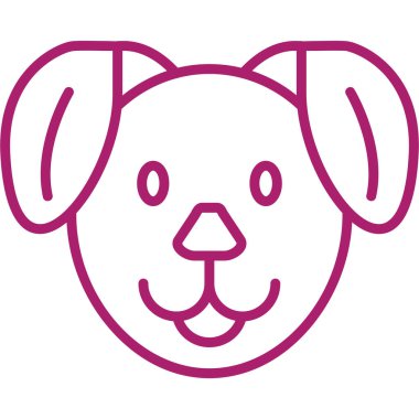 hayvan yüz hatları biçiminde sevimli simge