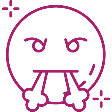 Ağlayan bir emojinin vektör simgesi