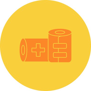 Kişisel ve ticari depolama için vektör simgesi çizimi.