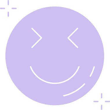 Gülümse ikon vektör illüstrasyonu