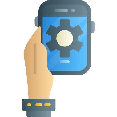 Smartphone Onarım simgesi vektör çizimi