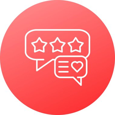 Bir yıldız simgesinin vektör illüstrasyonu