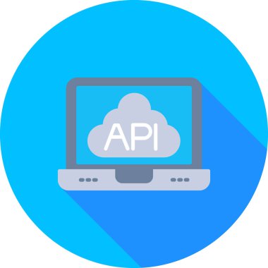 Düz tasarım tarzında programlamanın geliştirilmesi için web simgesi