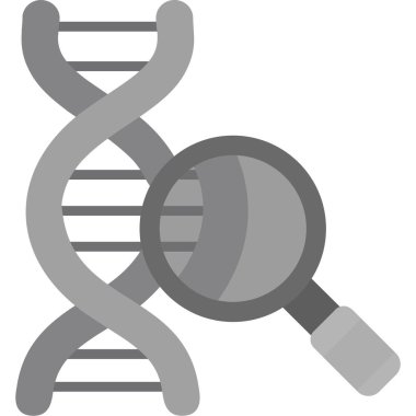 DNA simgesinin vektör illüstrasyonu