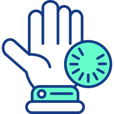 el izleme simgesi basit vektör