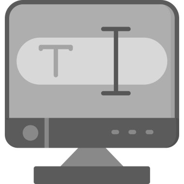 Televizyon. Web simgesi basit illüstrasyon