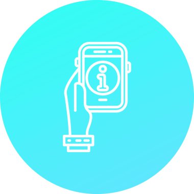 akıllı saat simge vektör illüstrasyonu