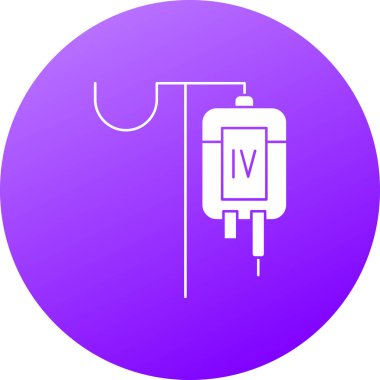 Tıbbi konseptin modern bir simgesinin vektör çizimi