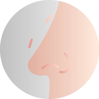 Beyaz burunlu genç bir adamın kafası..