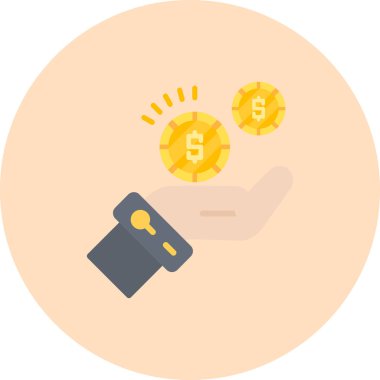 Sikke Simgesi vektör illüstrasyonu