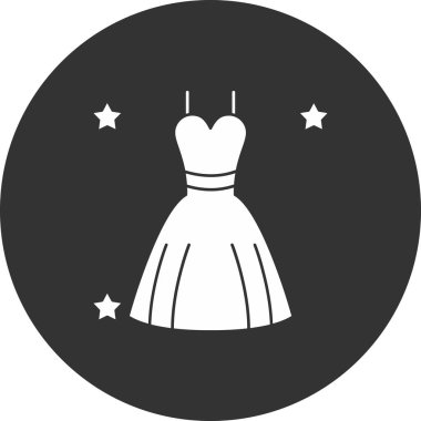 Elbise. Web simgesi basit illüstrasyon