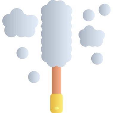 Çizgi film fırçasının vektör çizimi